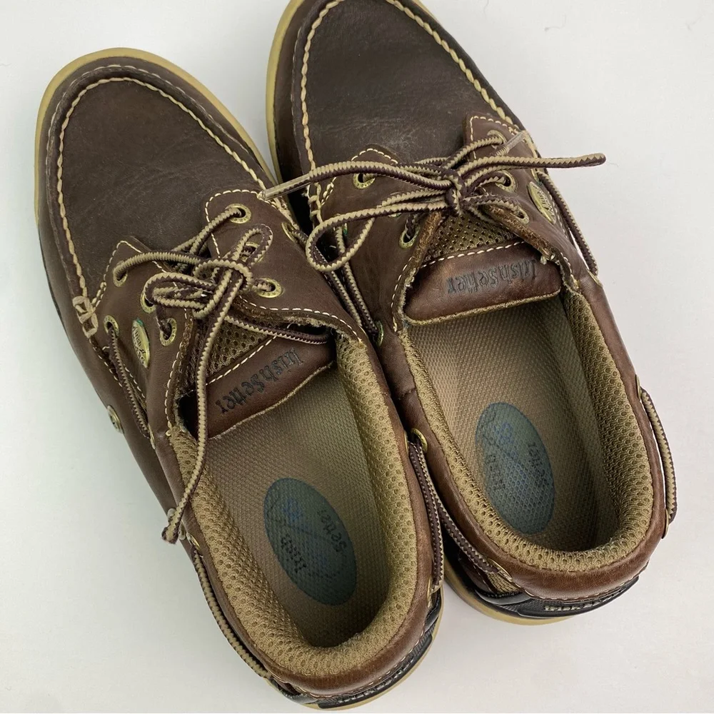 Irish Setter | Men’s Brown Leather Lace Up Angler Boat Shoes 9